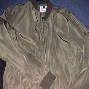 TOPMAN polyester bomber jacket